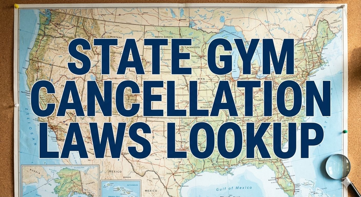 State Gym Cancellation Laws Lookup